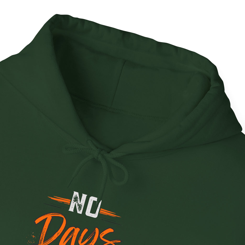 No Days Off | Heavy Hooded Sweatshirt