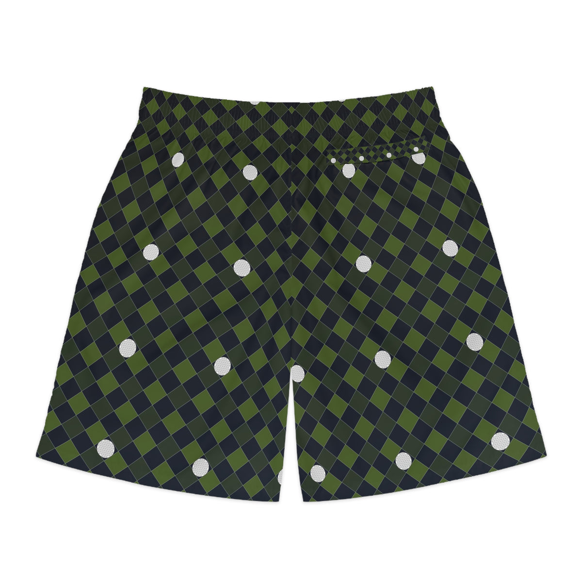 Golf Volt Night Dimple Links Men's Athletic Shorts with Pockets