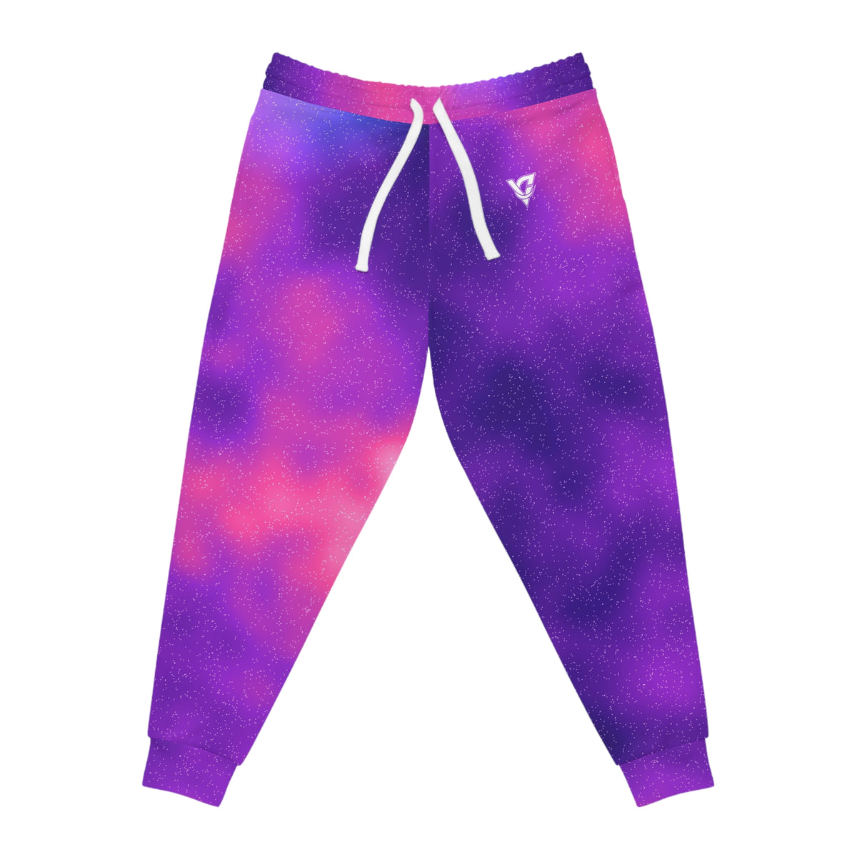 Women's Galaxy Glow Joggers – Colorful All-Over Print Athletic Jogger Pants