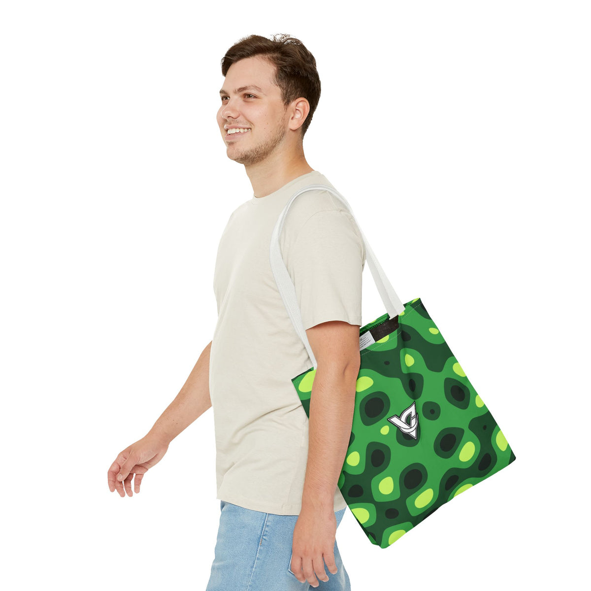 Jungle Ripple Tote Bag — All-Over Print Gym & Everyday Tote