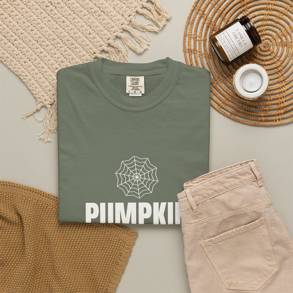 Pumpkin Queen | Women's Halloween Garment-Dyed Graphic Tee