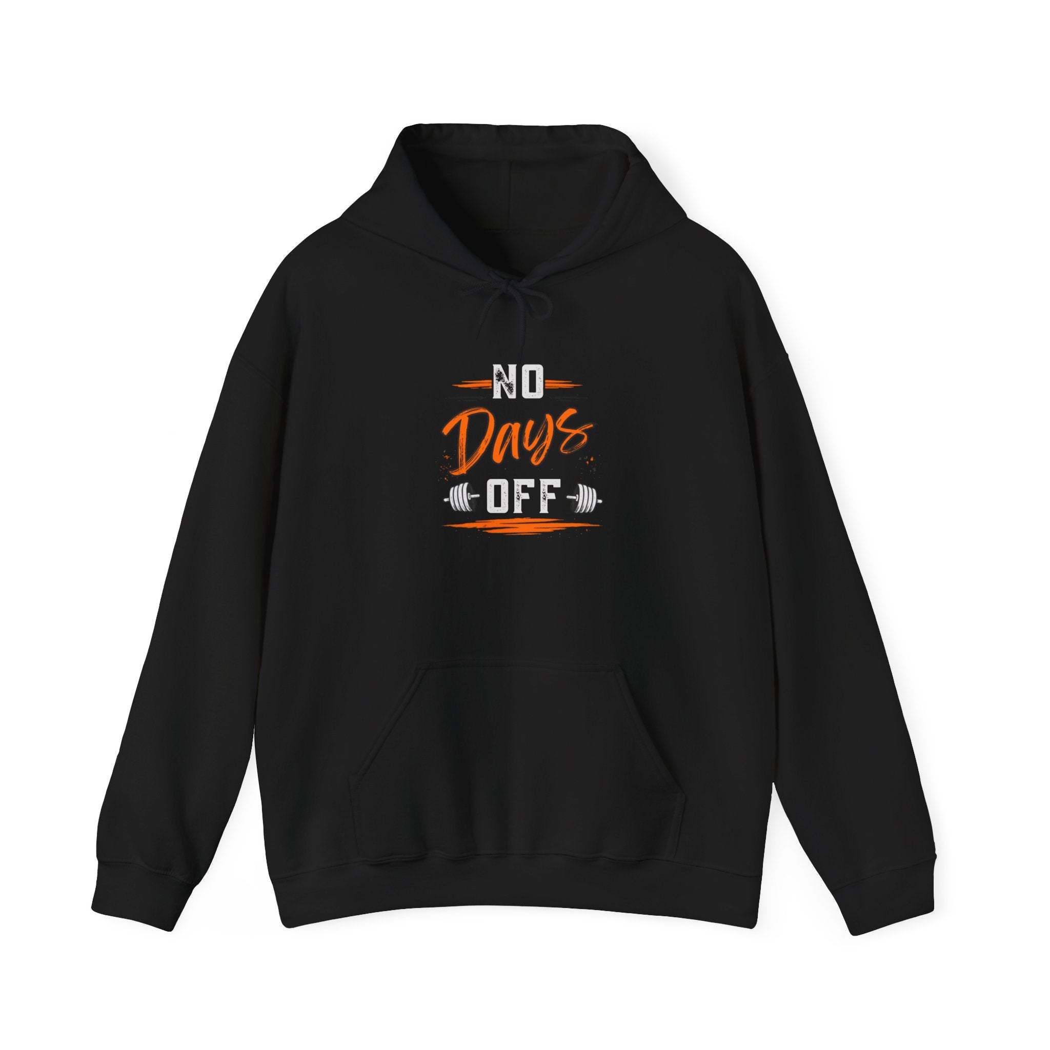 No Days Off | Heavy Hooded Sweatshirt