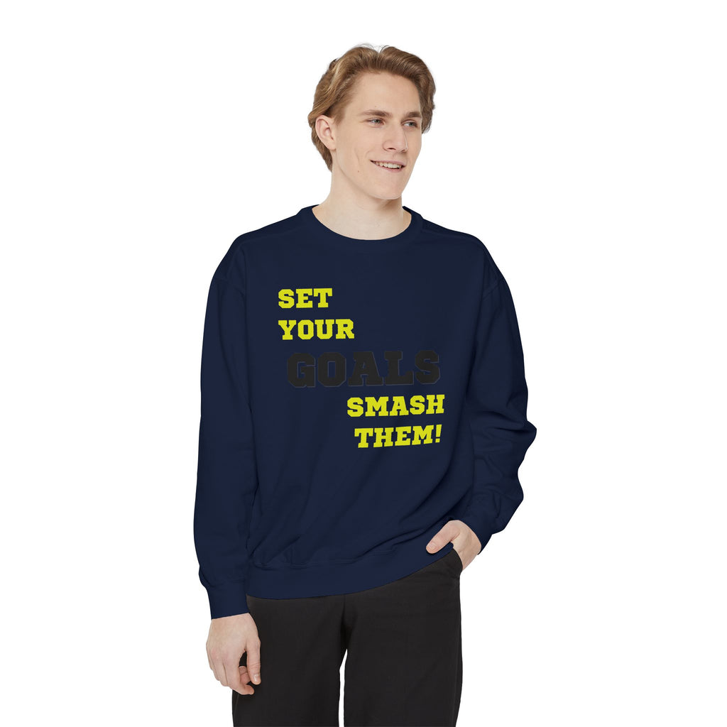 Set Goals | Motivational Crewneck Sweatshirt