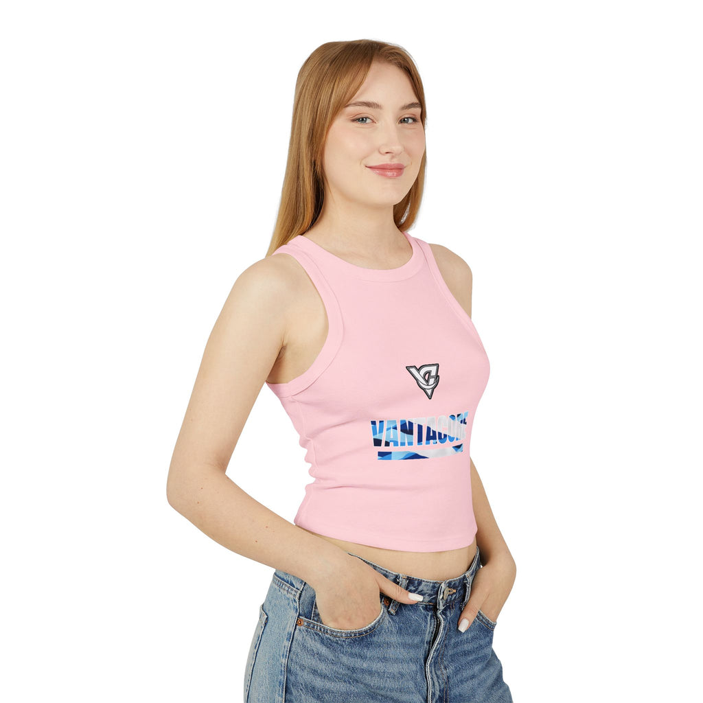 Ocean Brushstroke Women's Racerback Tank