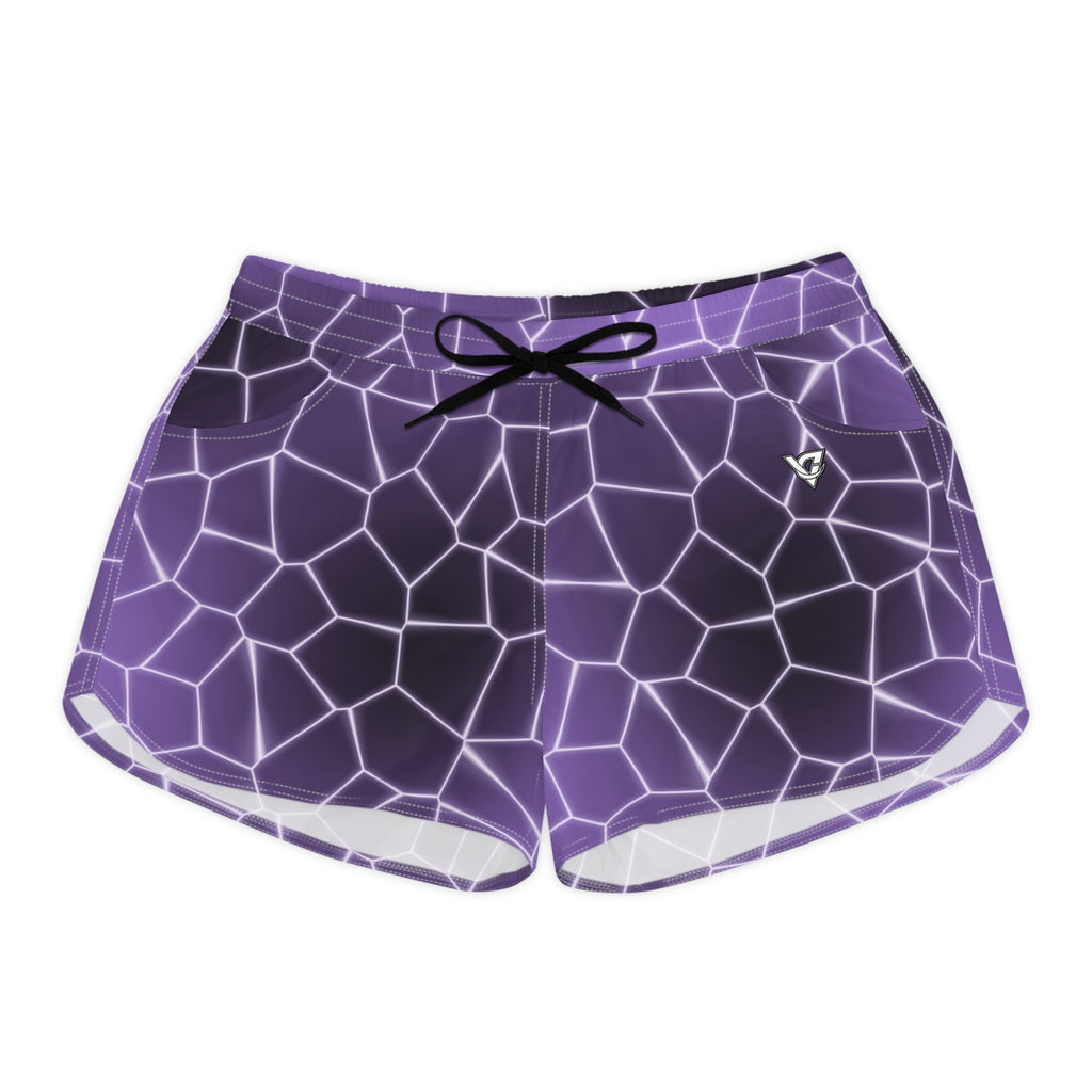 Women's Multipurpose Athletic Shorts with Pockets | Lilac Rift