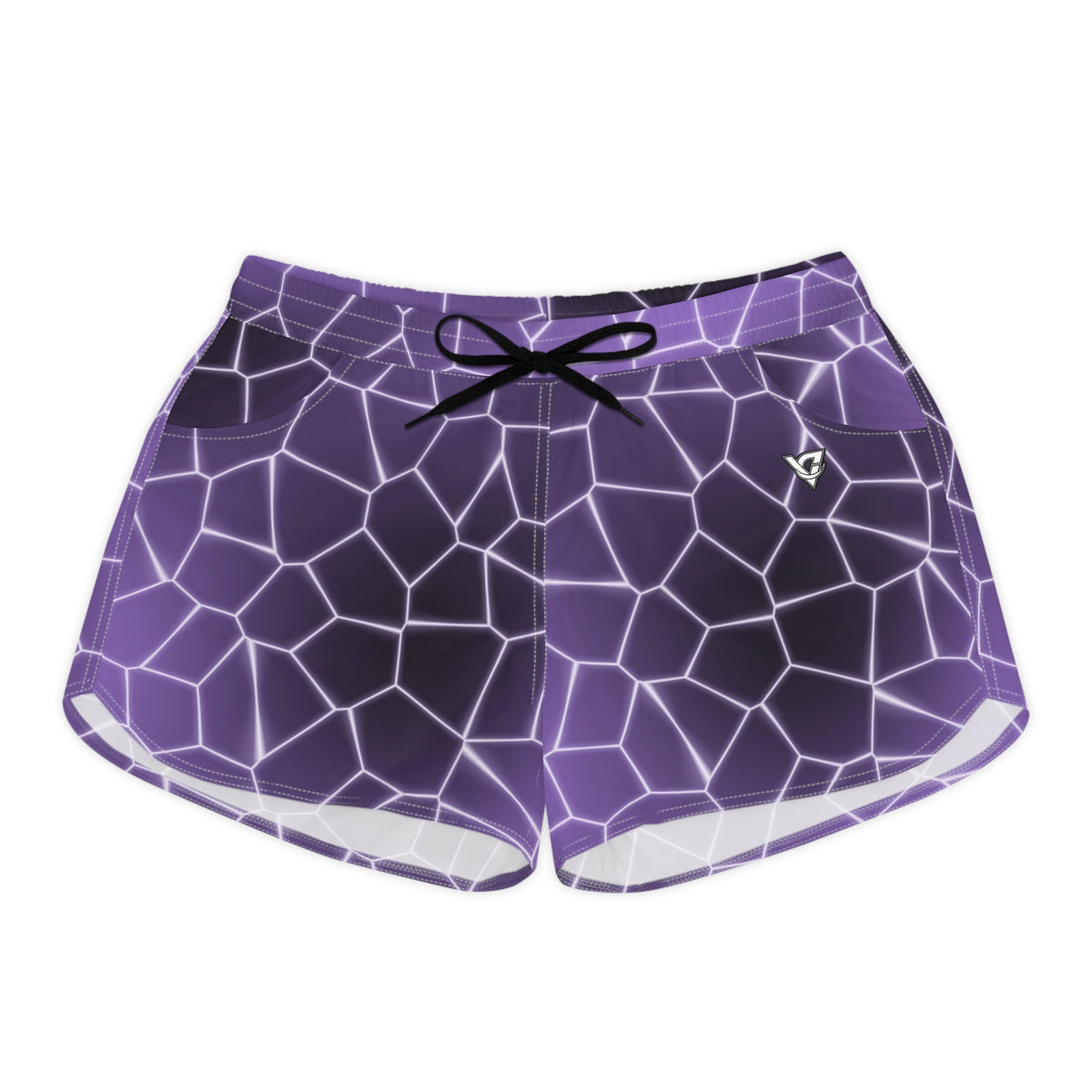 Women's Multipurpose Athletic Shorts with Pockets | Lilac Rift