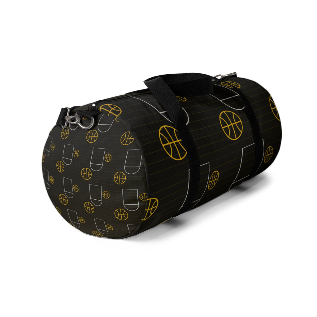 Basketball Gold Rush Court Seam Duffel Bag