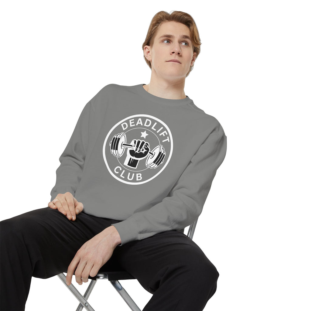 Deadlift Club Sweatshirt | Vintage Weightlifting Crewneck