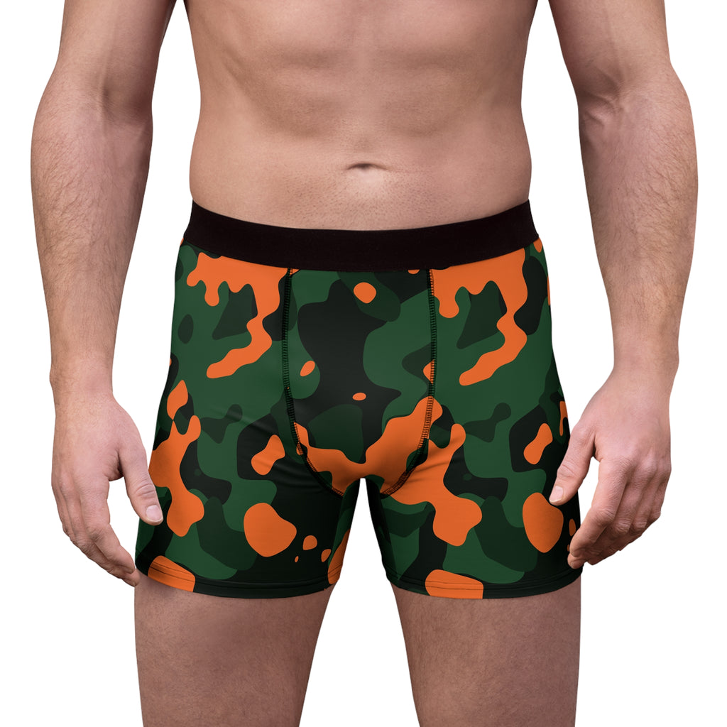 Evergreen Ember Camo Men's Boxer Briefs — Performance Underwear