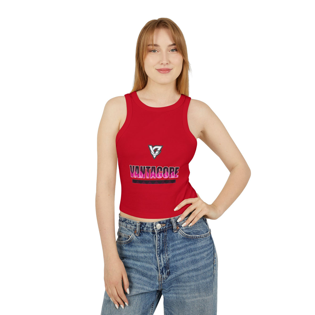 Berry Zigzag Women's Racerback Tank