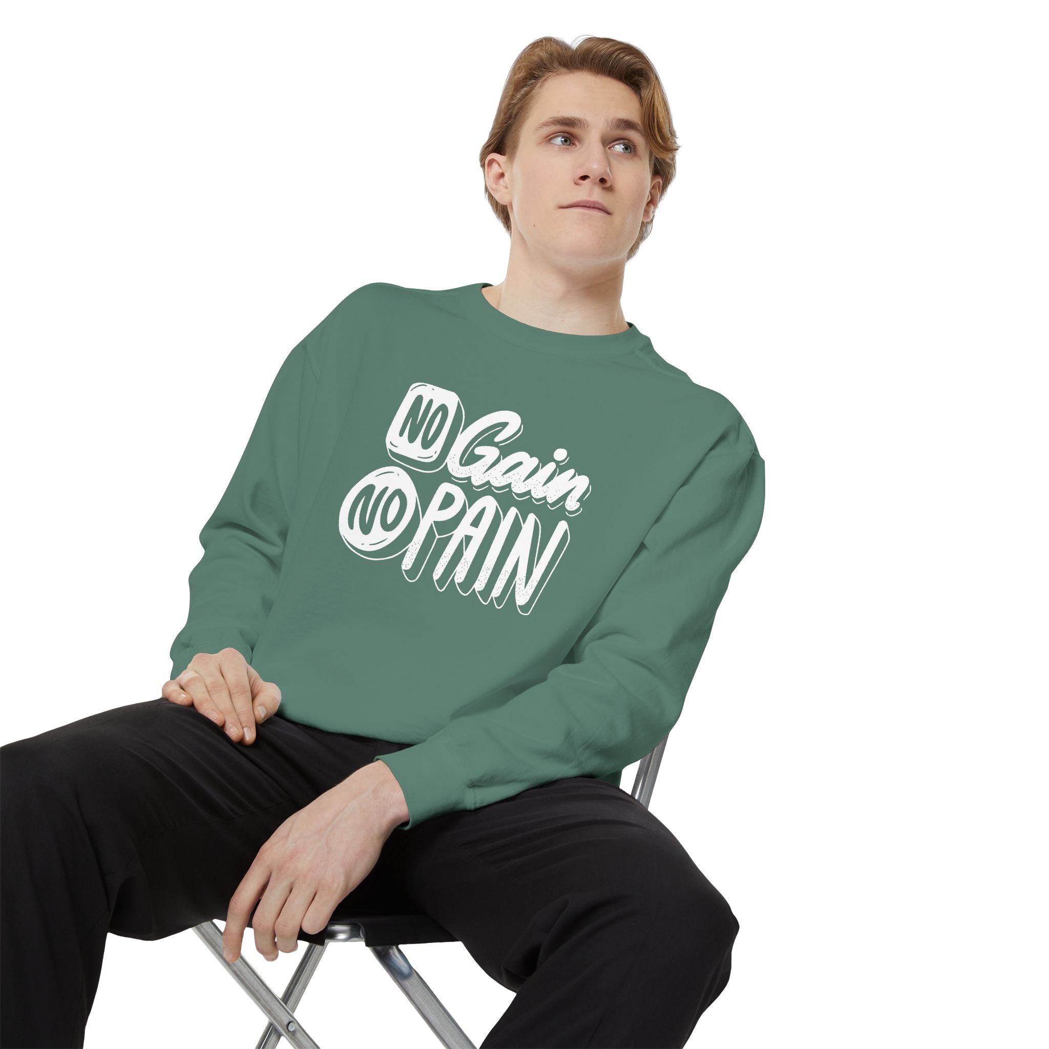 Copy of No Gain No Pain Sweatshirt | Motivational Fitness Crewneck