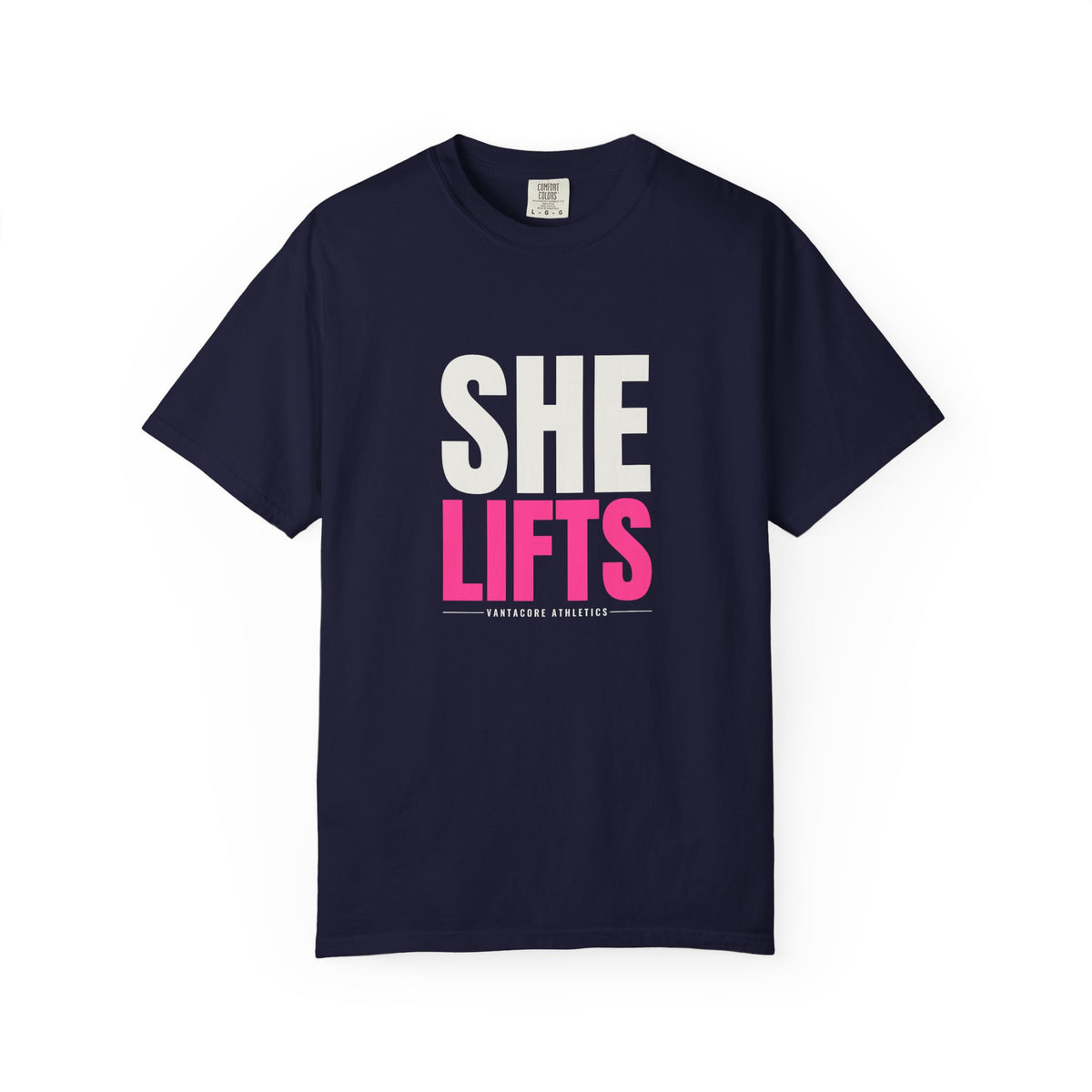 She Lifts | Women's Garment-Dyed Graphic Tee