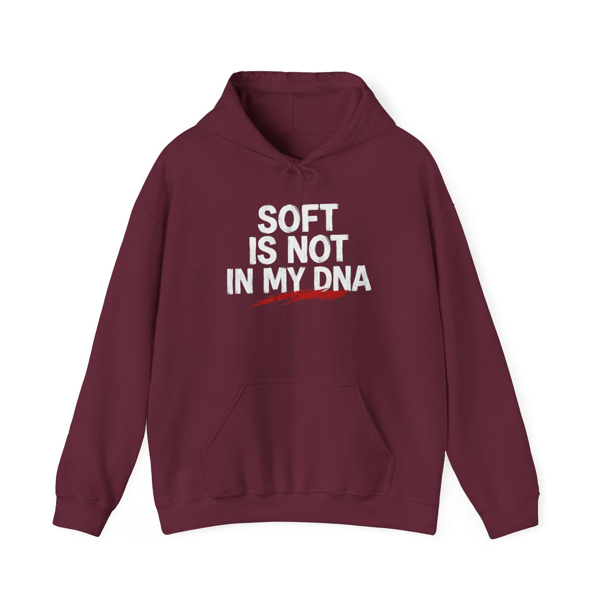 Soft Is Not In My DNA Hoodie by Vantacore Athletics, view 3