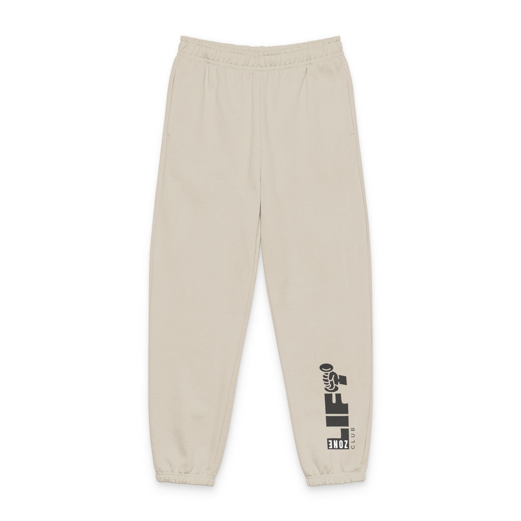 Beige VANTICOR Logo Sweatpants by Vantacore Athletics, view 2