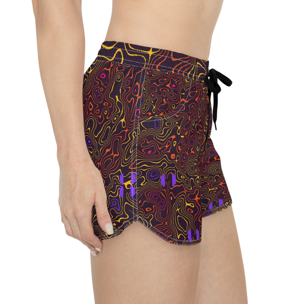 Training & Gym Berry Blast Topo Trail Women's Athletic Shorts with Pockets