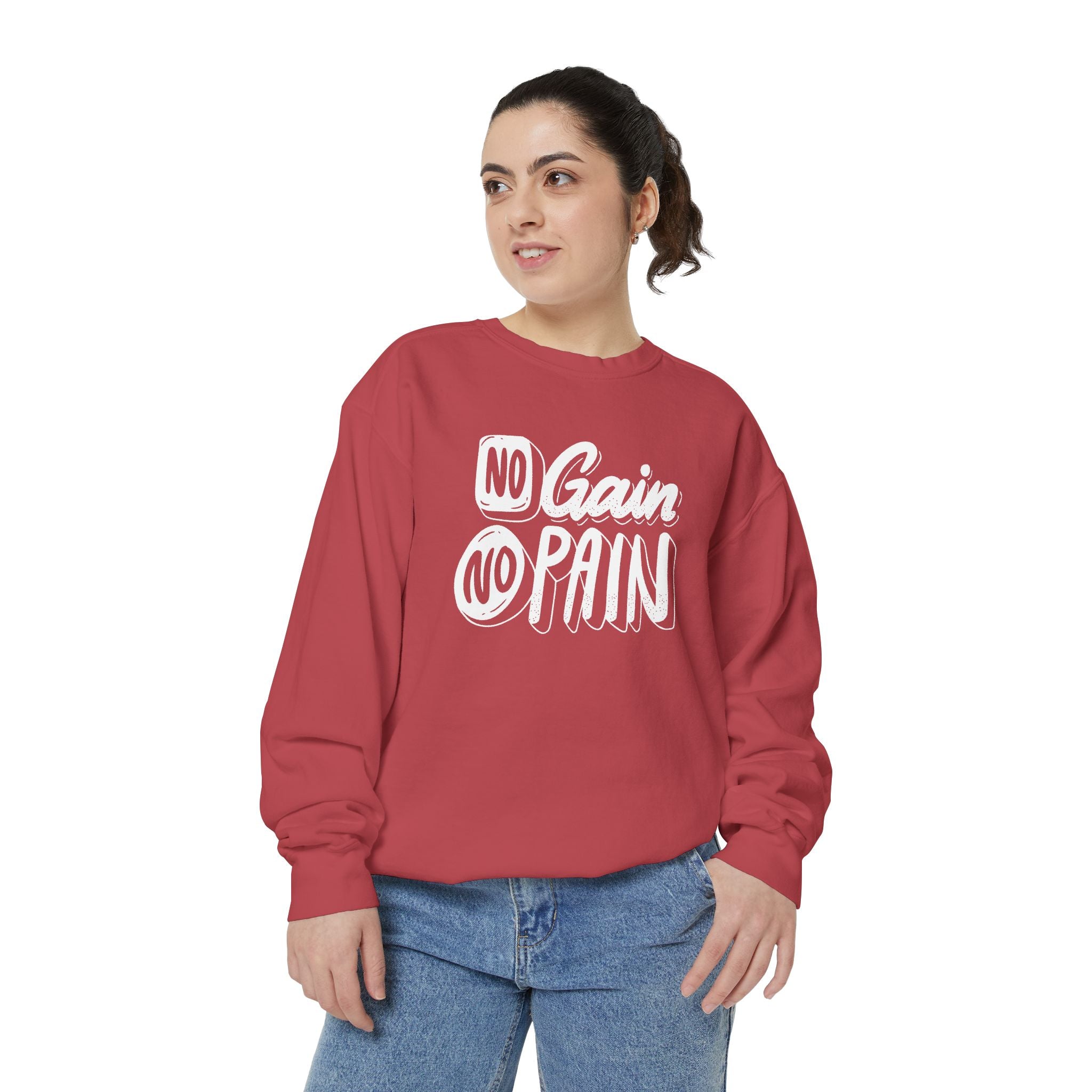 No Gain No Pain Sweatshirt | Motivational Fitness Crewneck