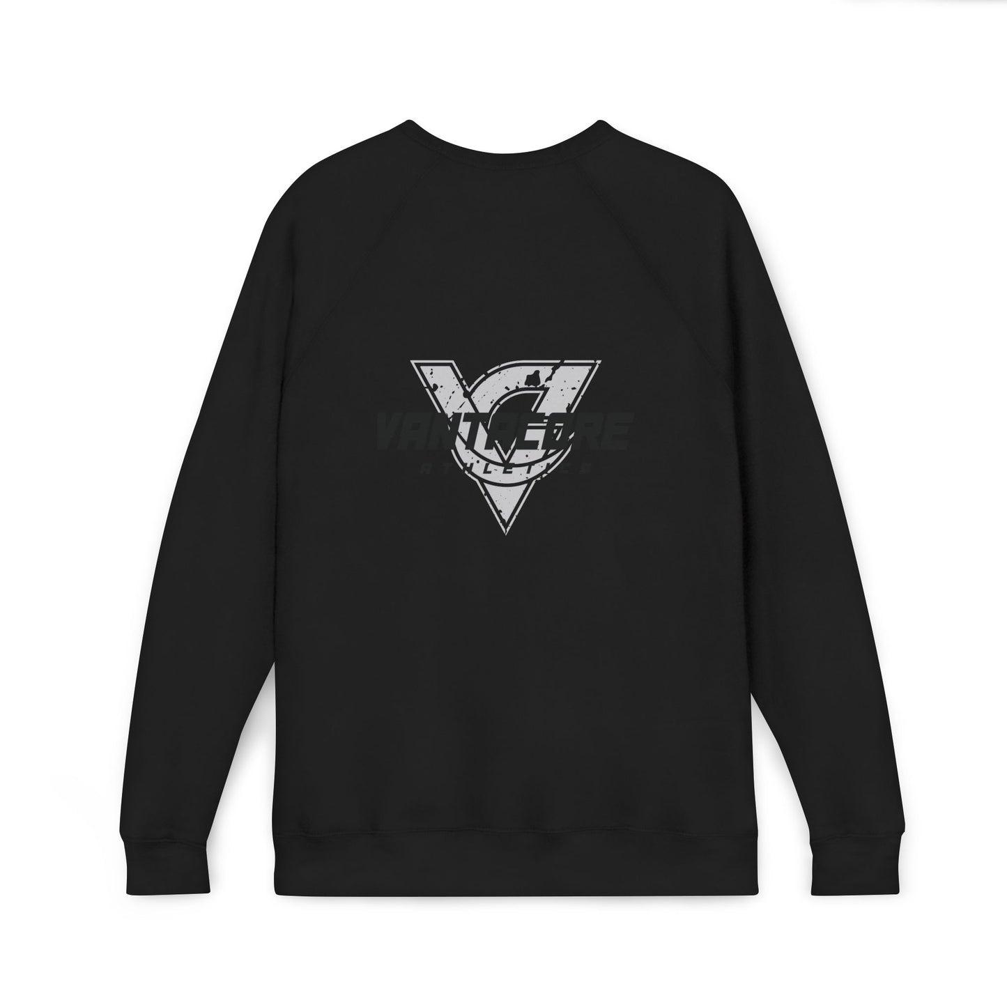 Motivational Raglan Sweatshirt — "Show Up. Work Hard. Repeat." Crewneck