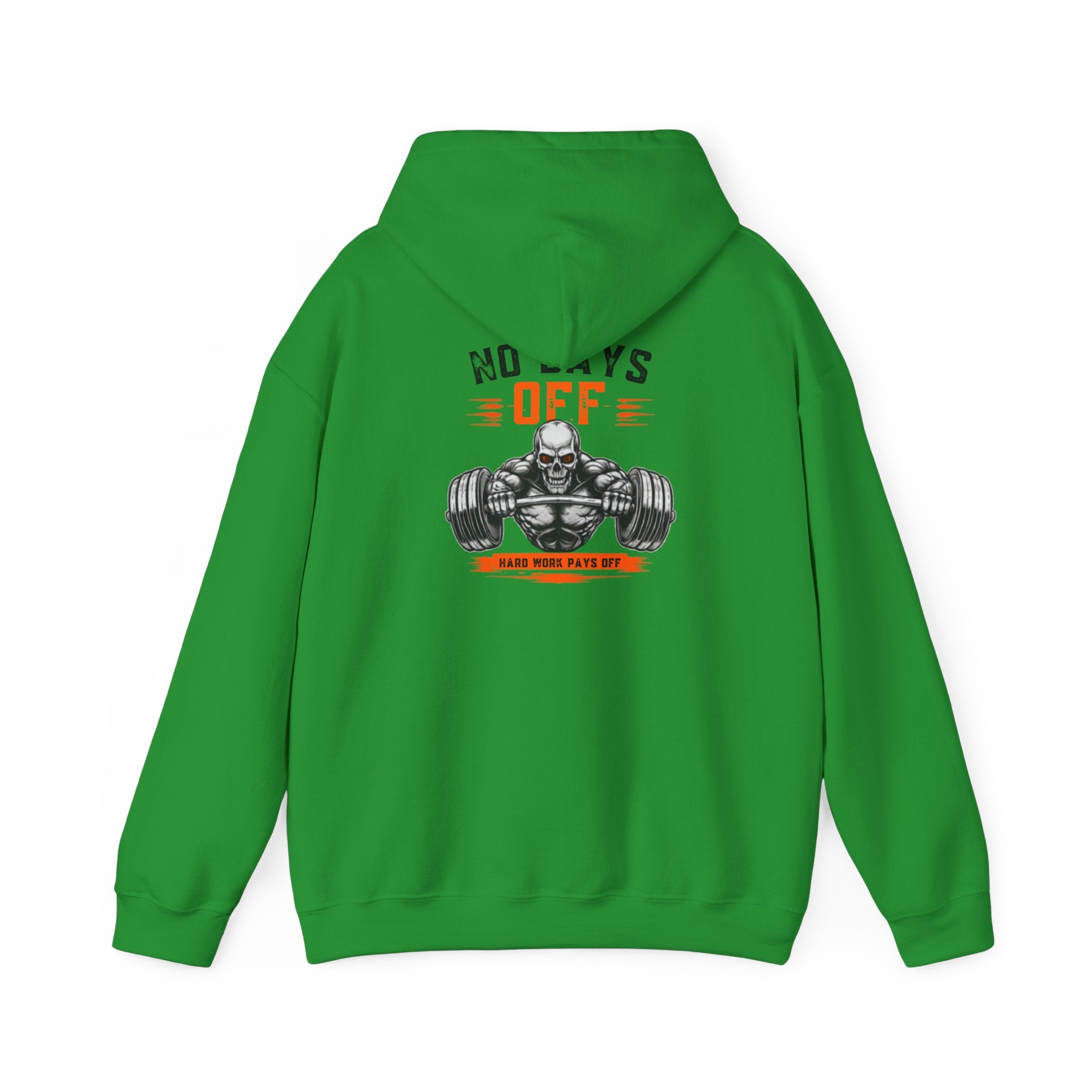 No Days Off | Heavy Hooded Sweatshirt