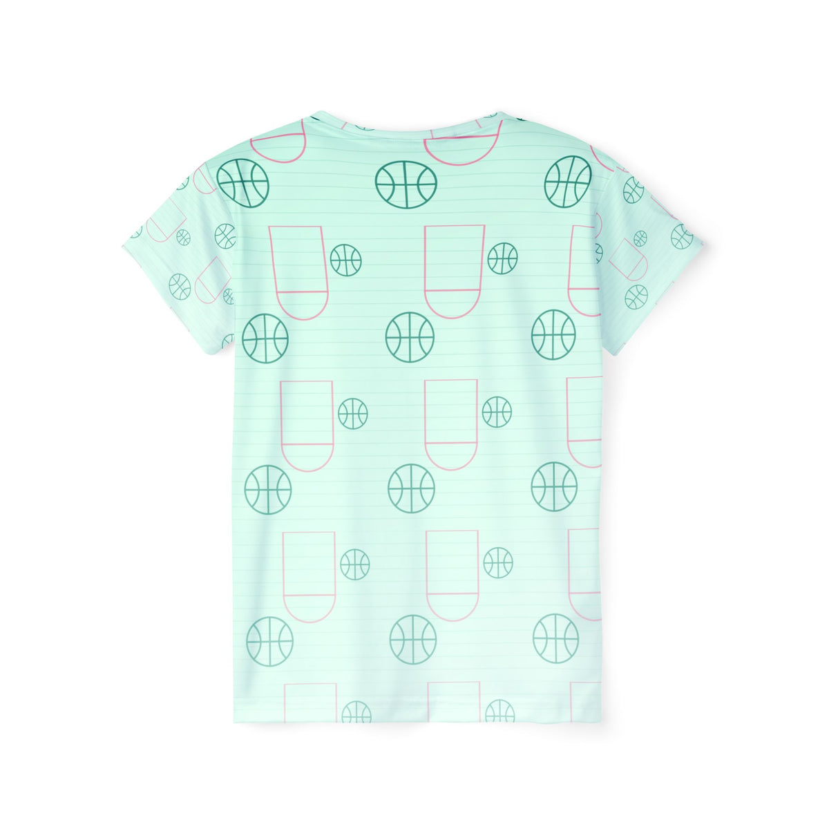 Basketball Mint Glow Court Seam Women's Sports Jersey