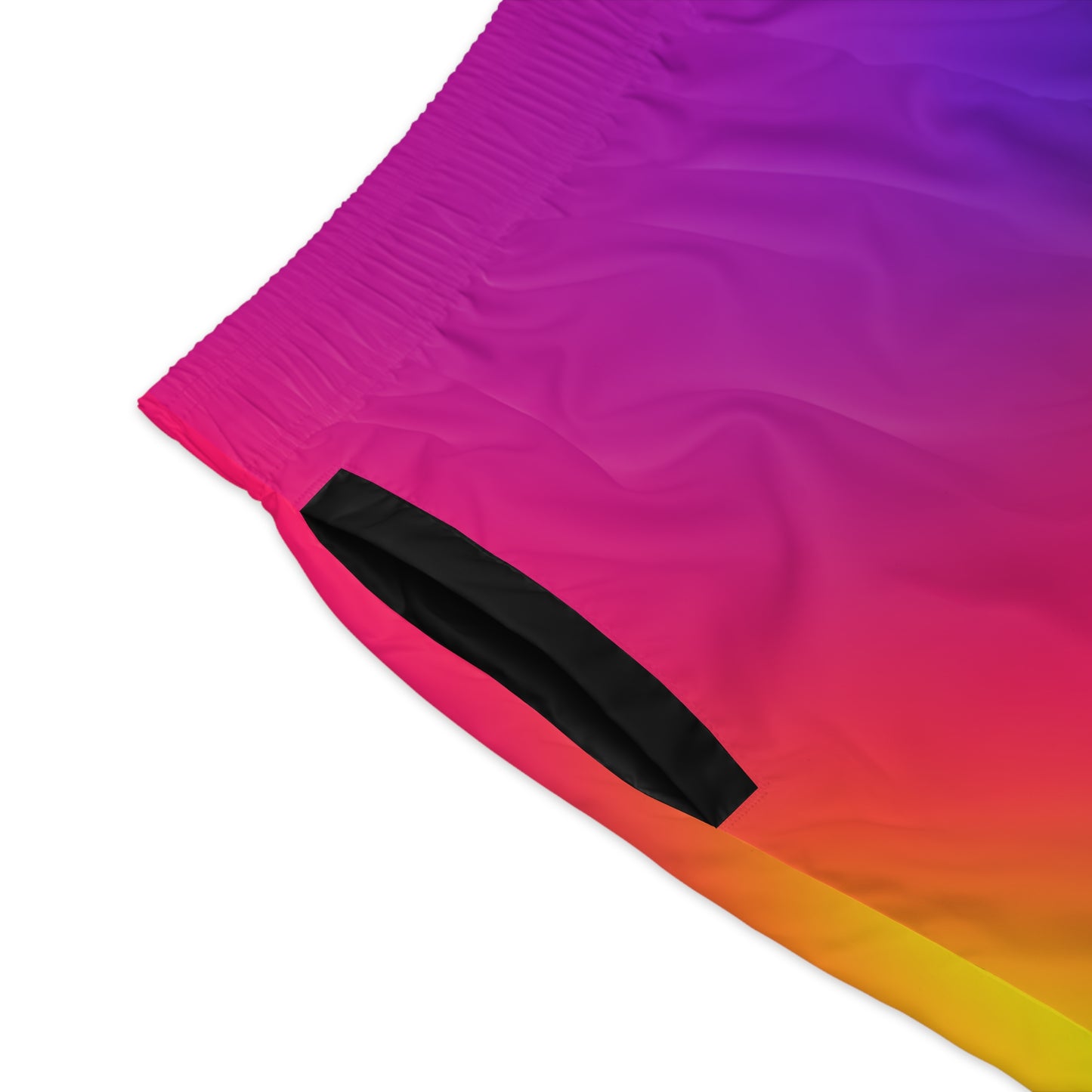 Vibrant Gradient Geometric Jogger Shorts