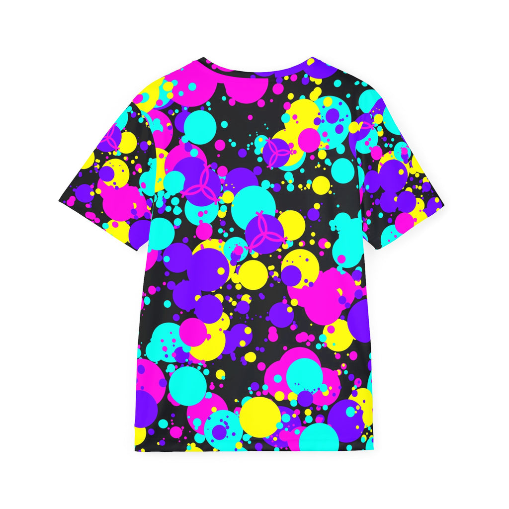 Volleyball Midnight Neon Splash Zone Men's Sports Jersey