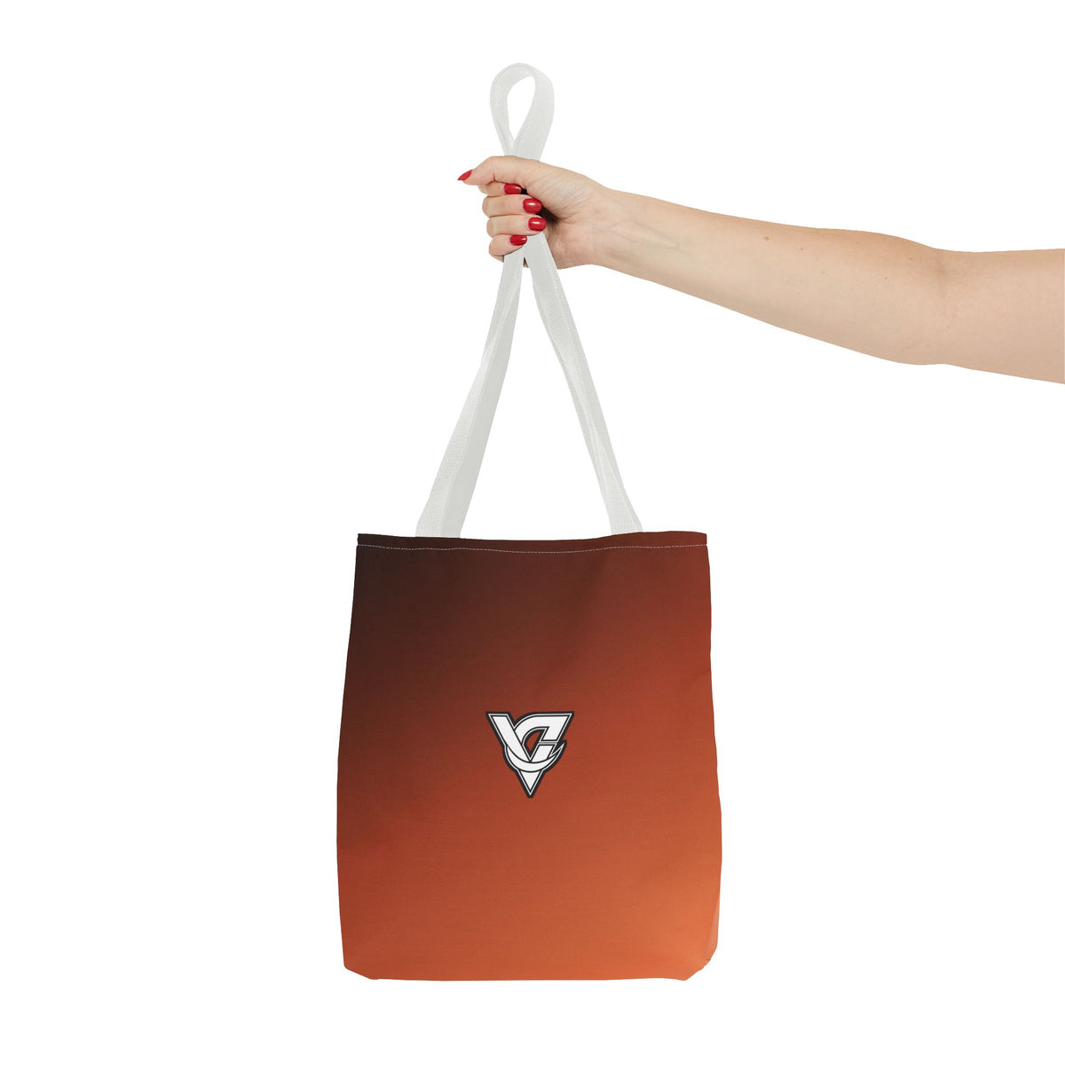 Terracotta Ombre Tote Bag — All-Over Print Gym & Everyday Tote