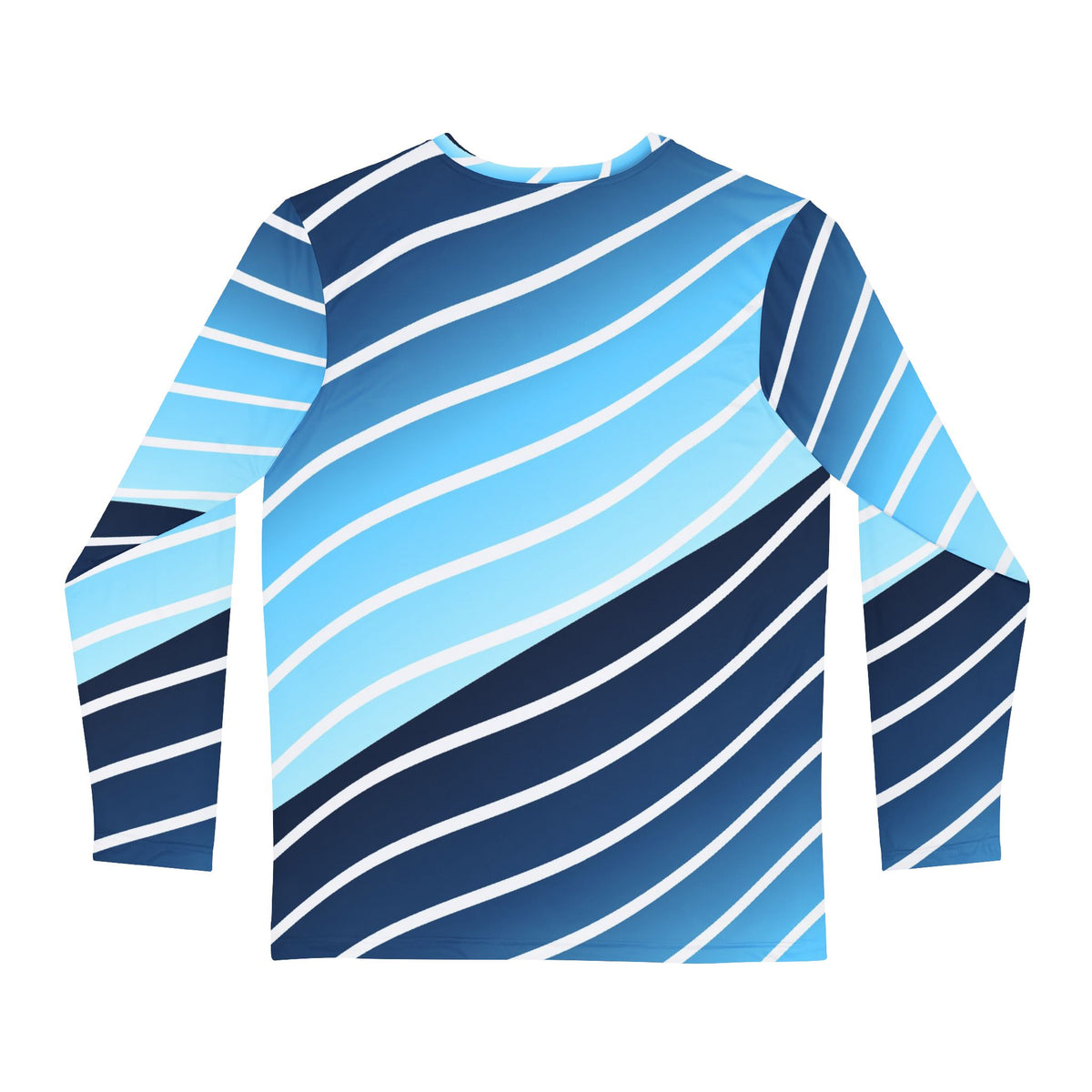 Arctic Ripple Men's Long Sleeve Athletic Shirt