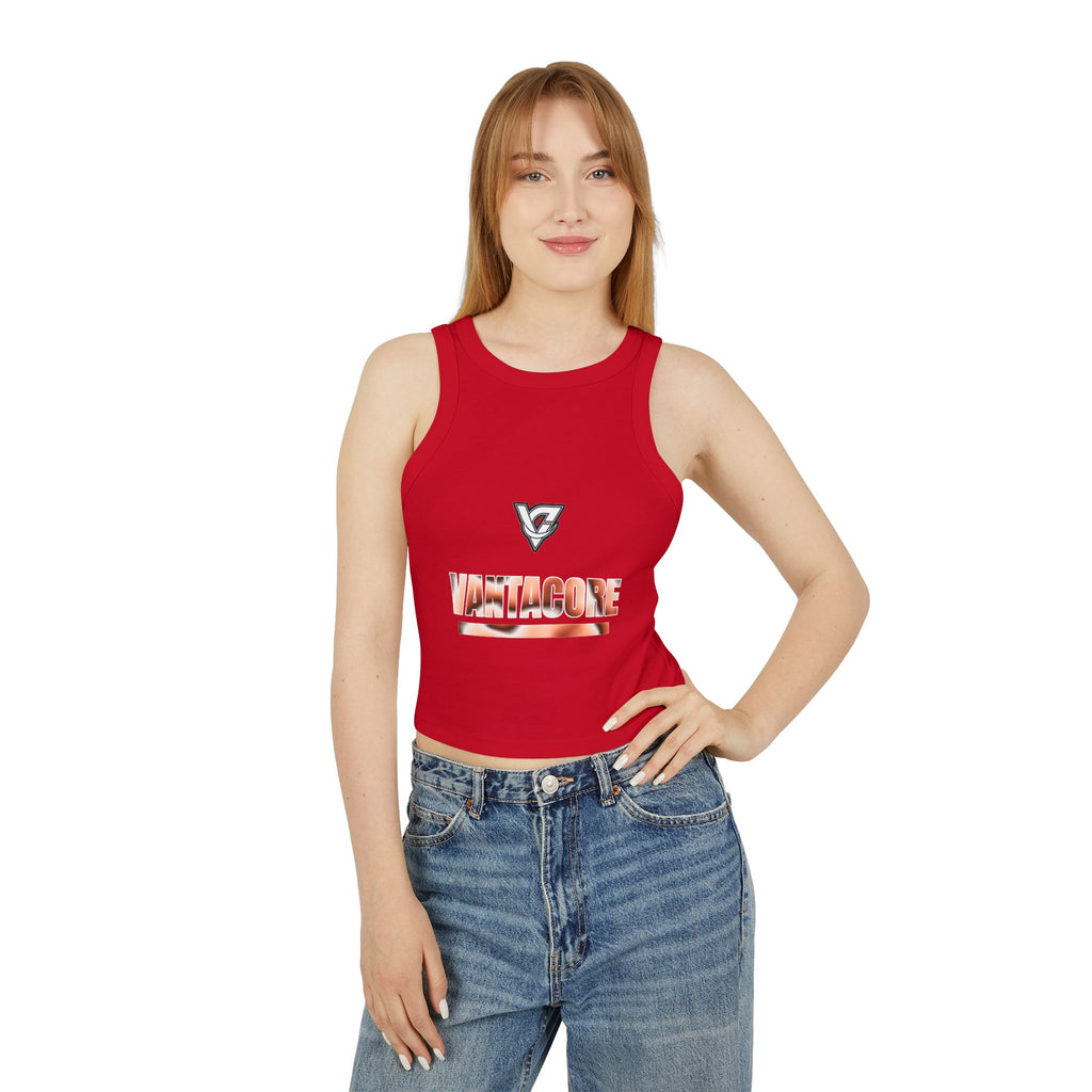 Peach Tie-Dye Women's Racerback Tank