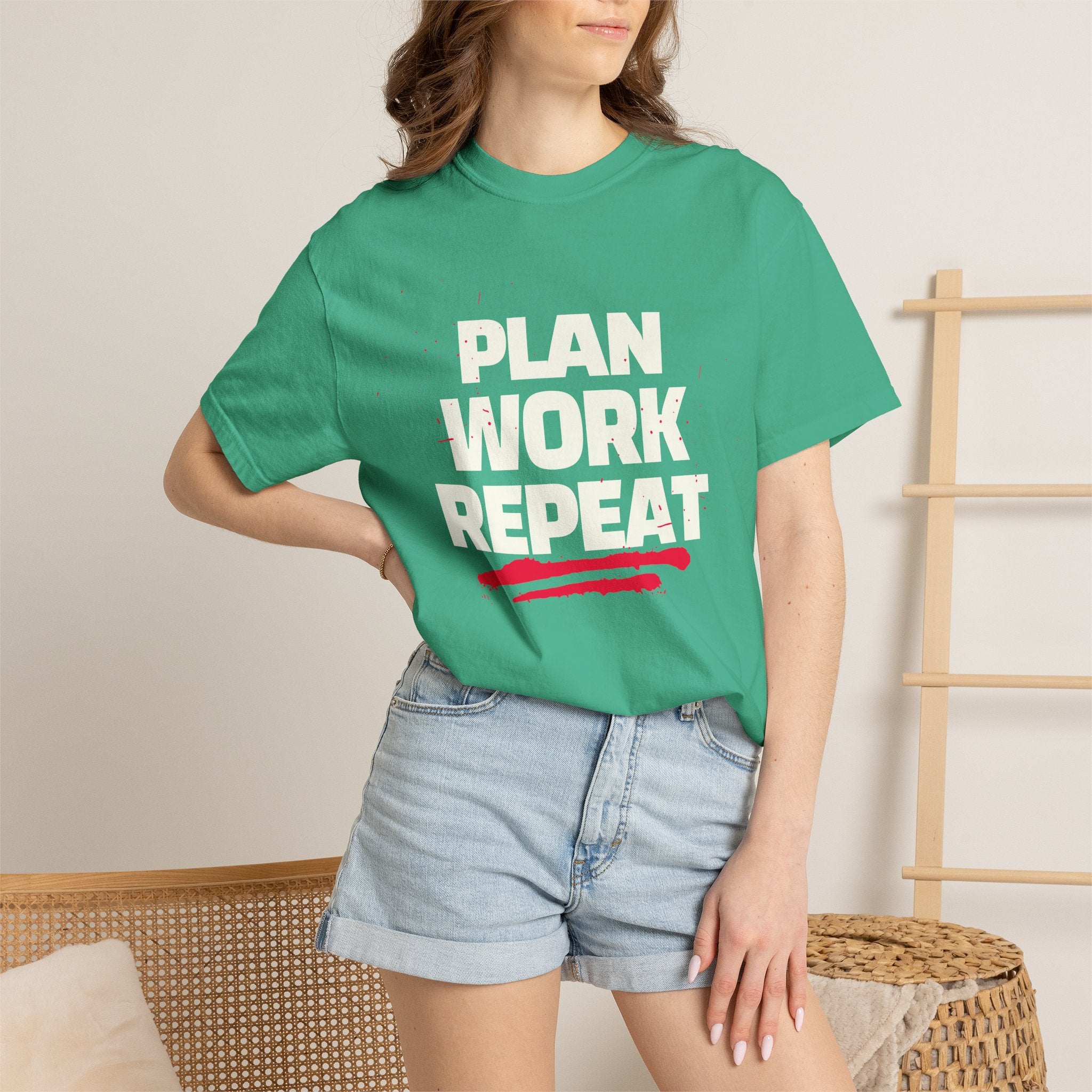 Plan Work Repeat | Graphic T-Shirt