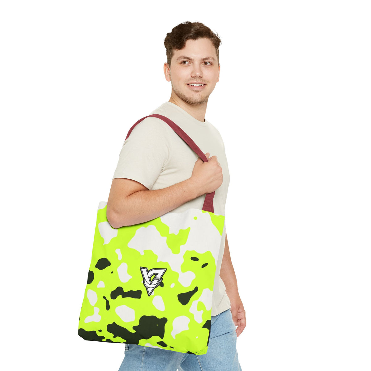 Volt Magma Tote Bag — All-Over Print Gym & Everyday Tote