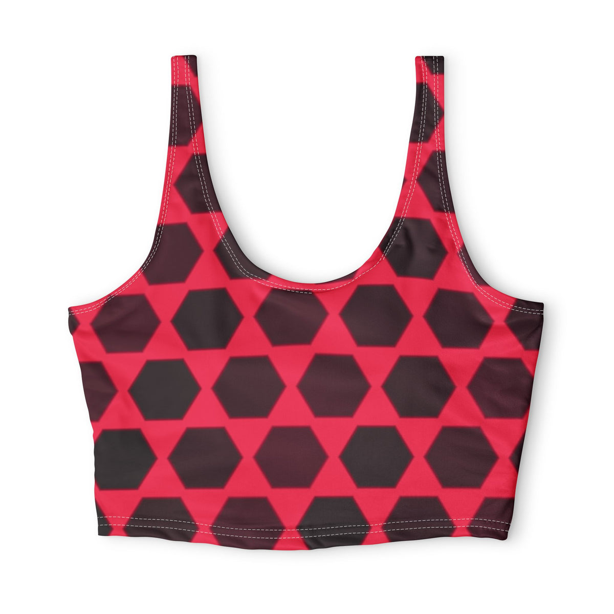 Infrared Hex Grid Sports Bra