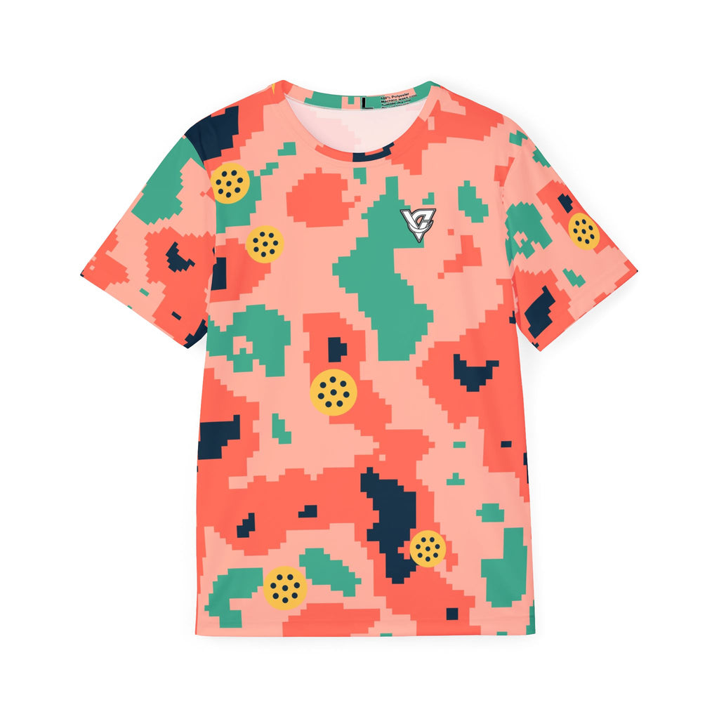 Pickleball Coral Reef Pixel Camo Men's Sports Jersey