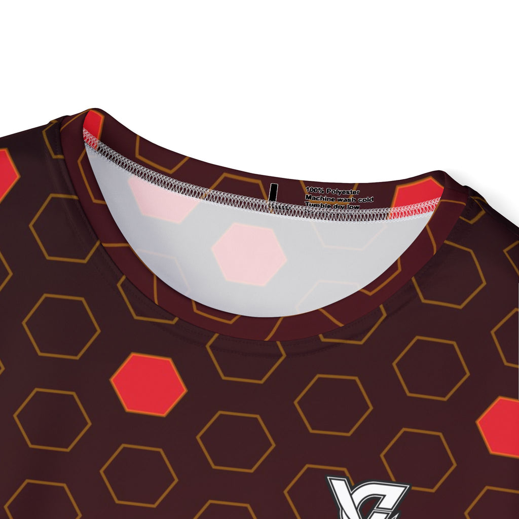 Soccer Crimson Blaze Hex Pitch Men's Sports Jersey