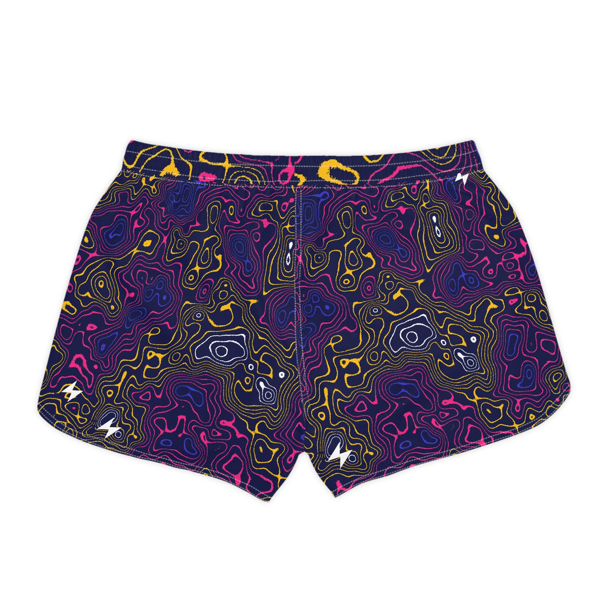 Running Royal Flame Topo Trail Women's Athletic Shorts with Pockets