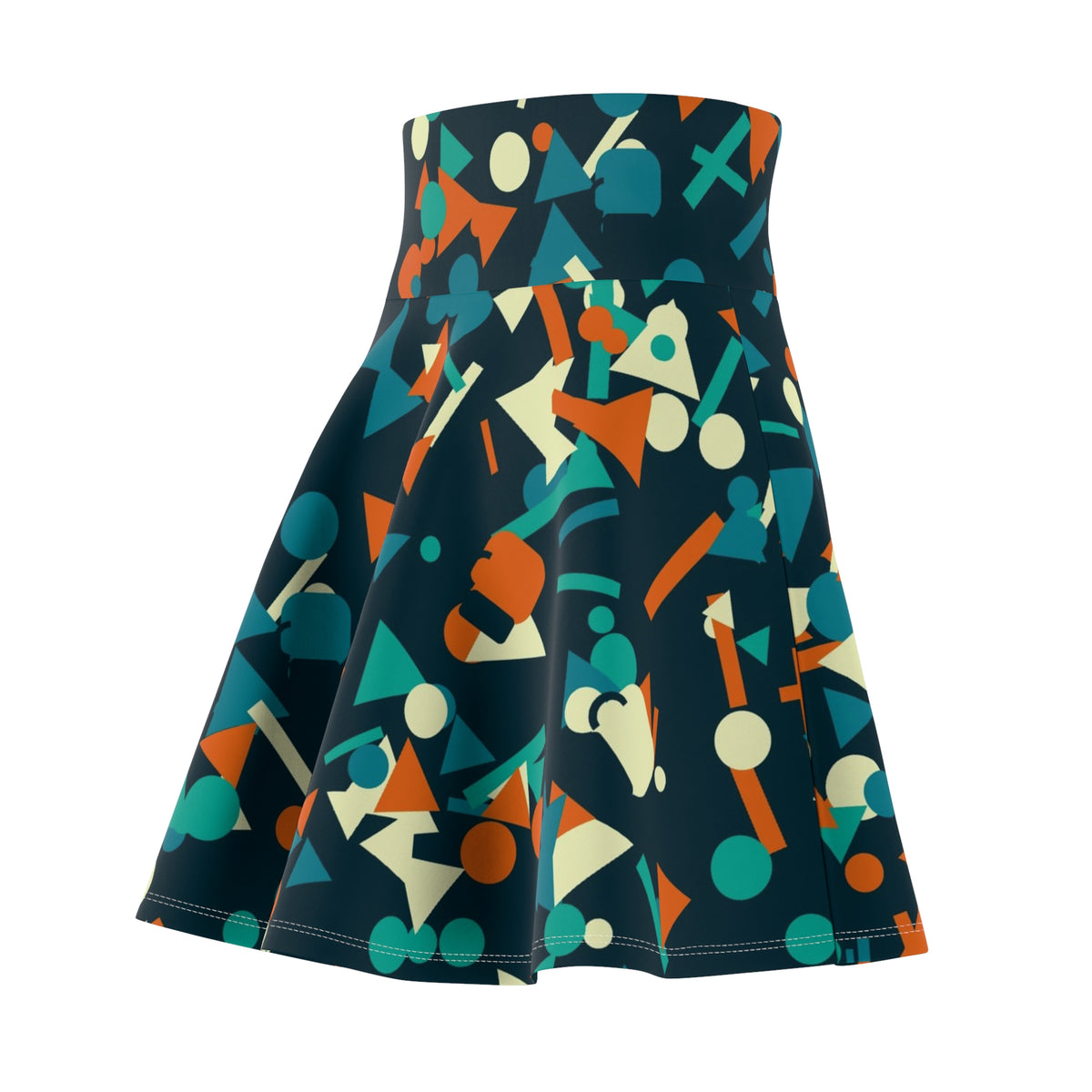 Combat Sports Peacock Confetti Pop Women's Athletic Skater Skirt