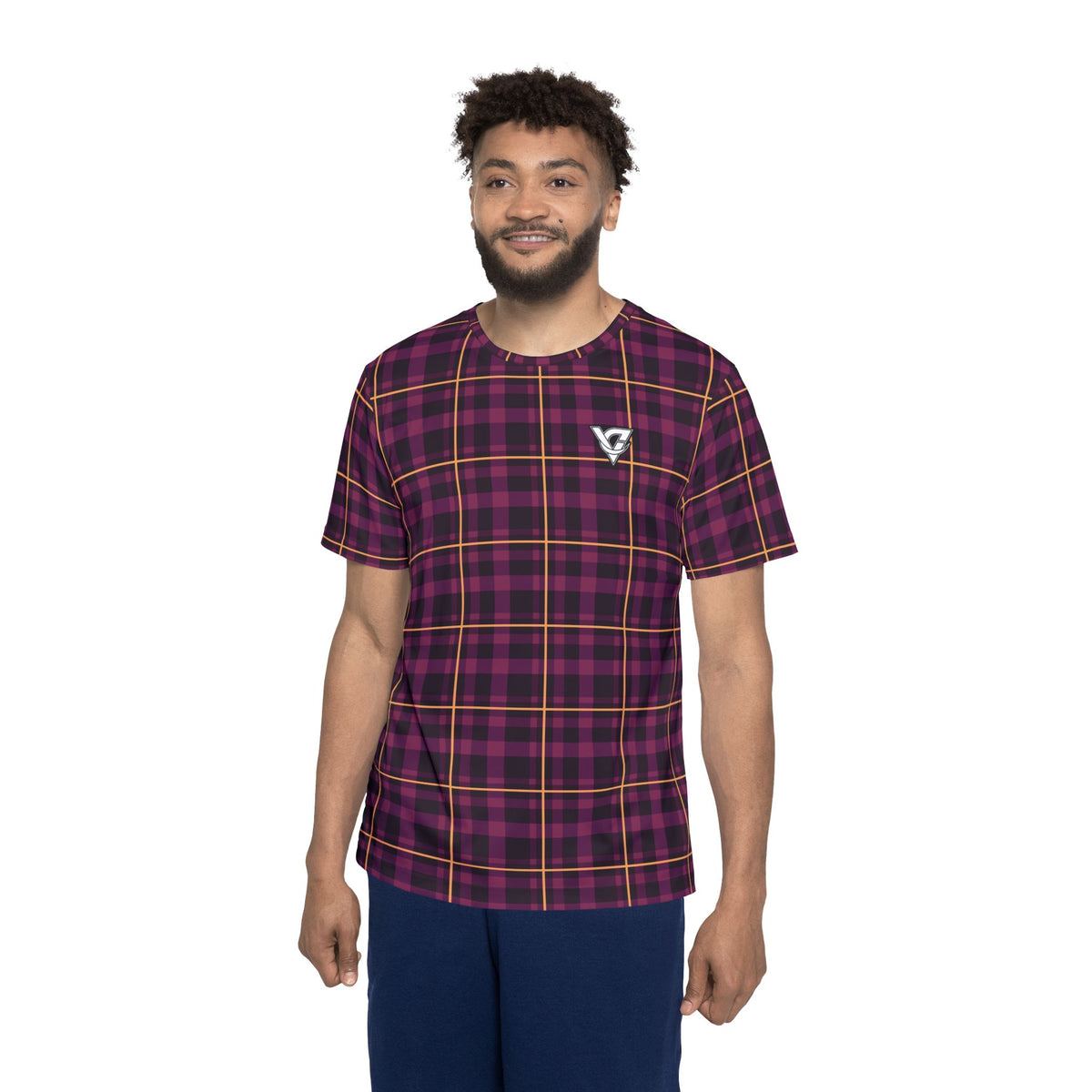 Plum Spice Flannel Multipurpose Athletic Shirt