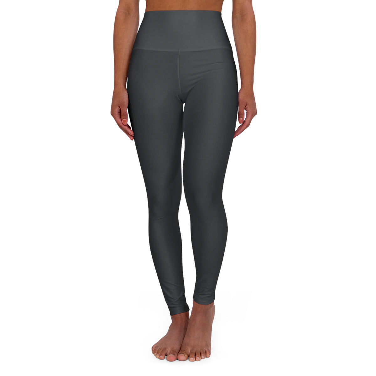 Charcoal Grey Essential High-Waisted Yoga Leggings