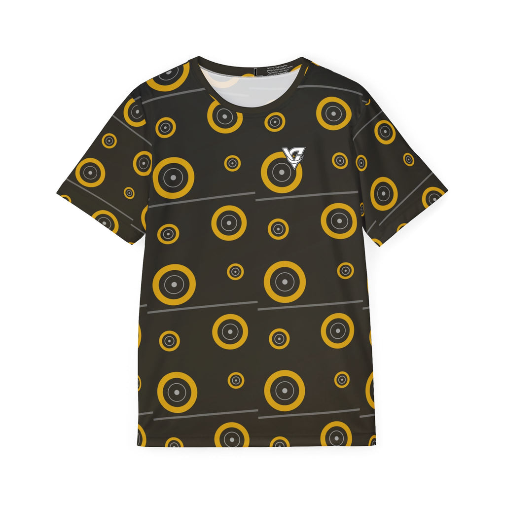 Training & Gym Gold Rush Iron Plate Men's Sports Jersey