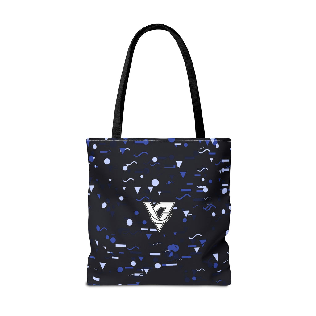 Midnight Confetti Tote Bag — All-Over Print Gym & Everyday Tote