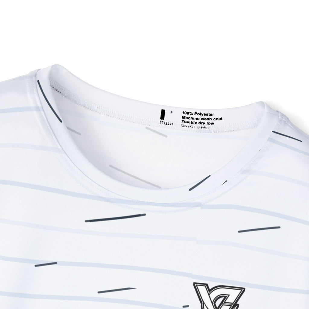 Running Arctic White Pace Lanes Men's Sports Jersey