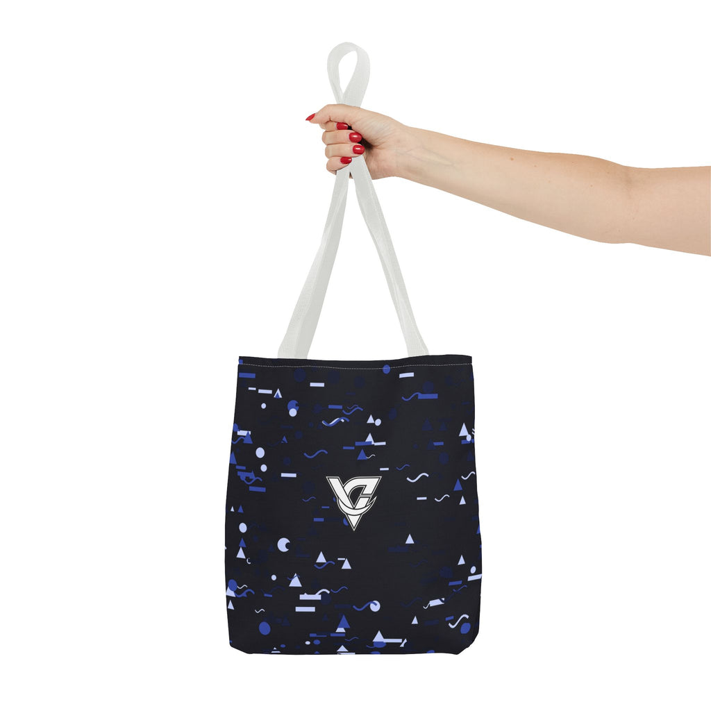 Midnight Confetti Tote Bag — All-Over Print Gym & Everyday Tote