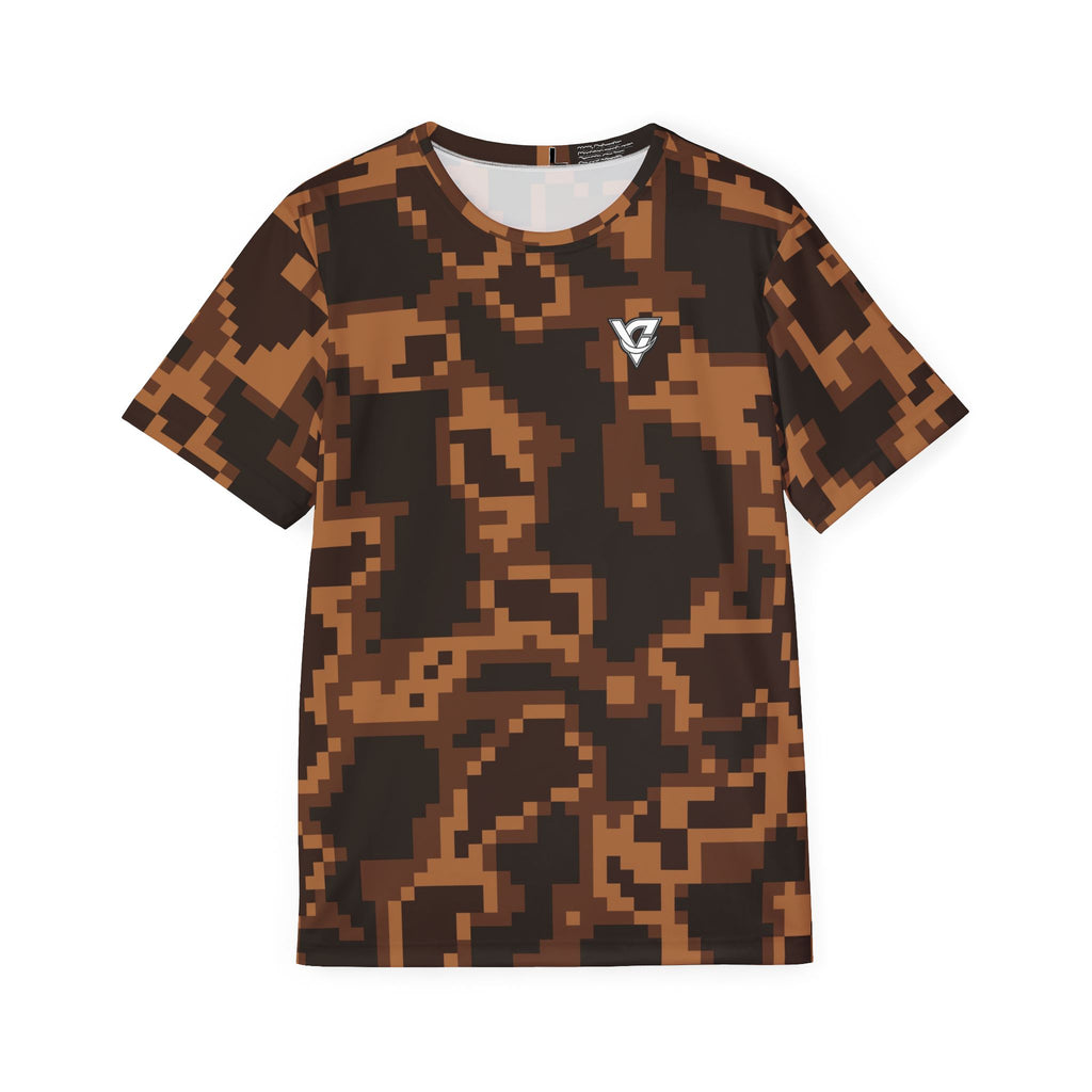 Chestnut Digital Camo Multipurpose Athletic Shirt