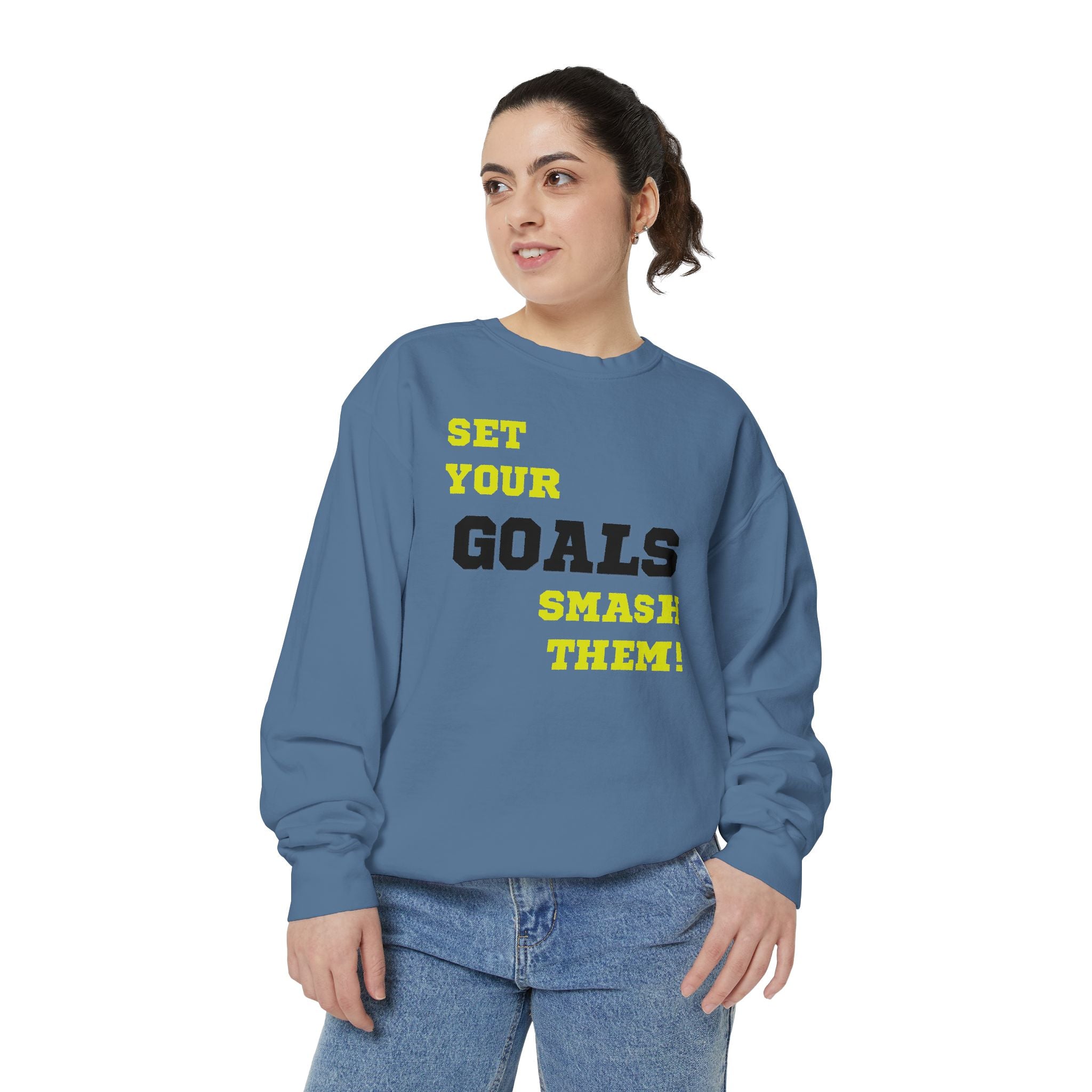 Set Goals | Motivational Crewneck Sweatshirt