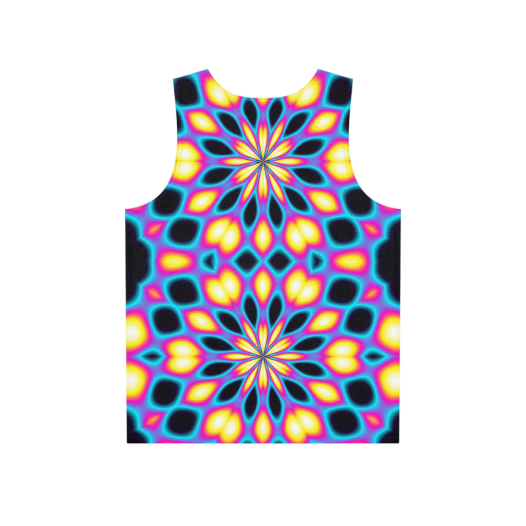 Neon Kaleidoscope Men's Athletic Tank