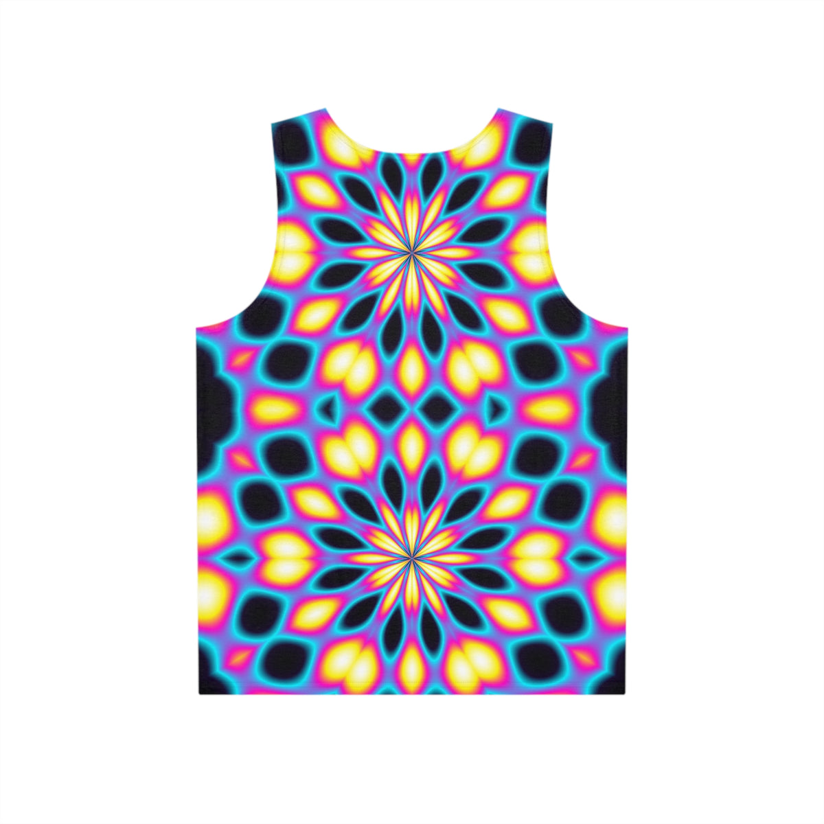Neon Kaleidoscope Men's Athletic Tank
