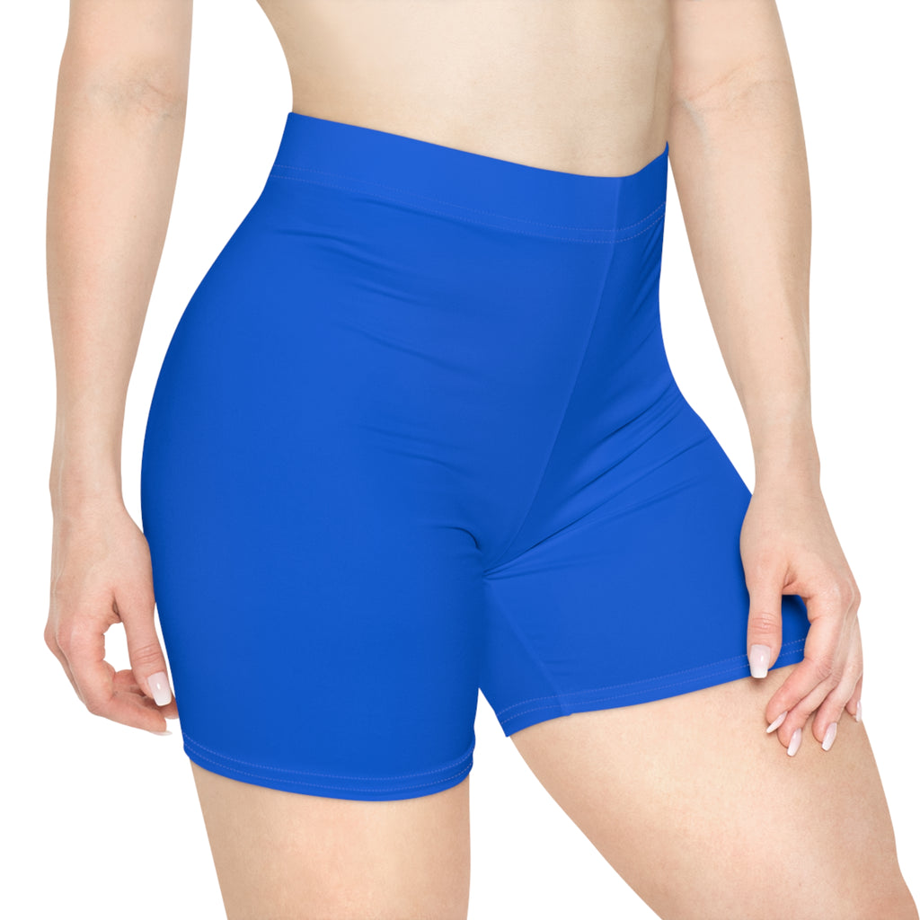 Women's Biker Shorts | Royal Blue Compression Activewear