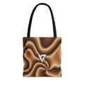 Chestnut Tie-Dye Tote Bag — All-Over Print Gym & Everyday Tote