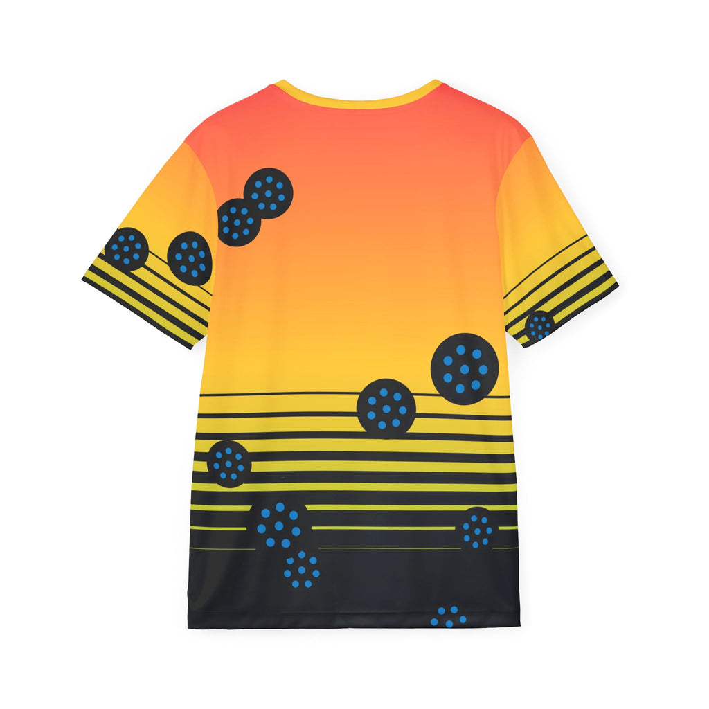 Pickleball Rainbow Rally Horizon Fade Men's Sports Jersey