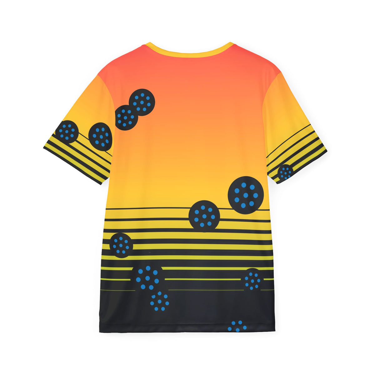 Pickleball Rainbow Rally Horizon Fade Men's Sports Jersey