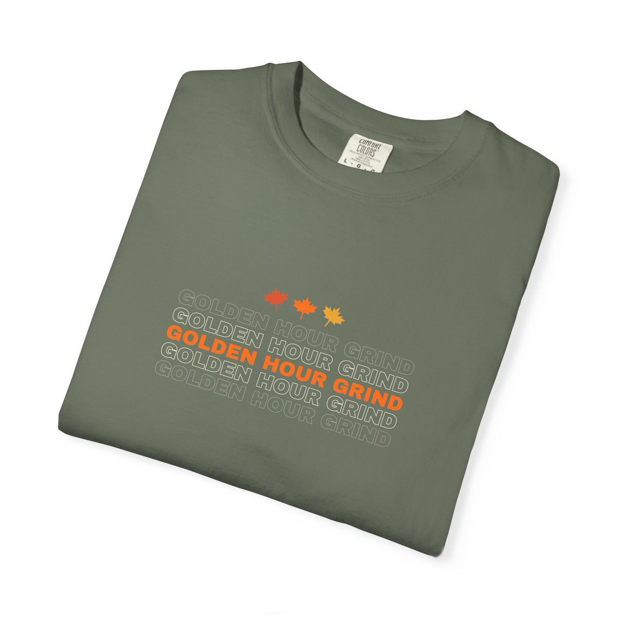 Golden Hour Grind Women's Garment-Dyed Graphic Tee